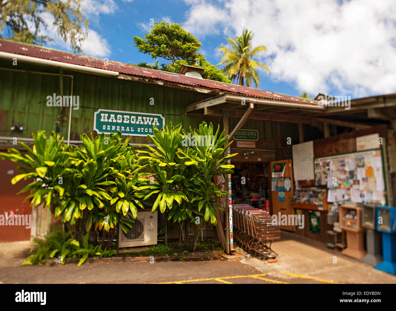 Hasegawa General Store; Hana, Maui Stock Photo Alamy