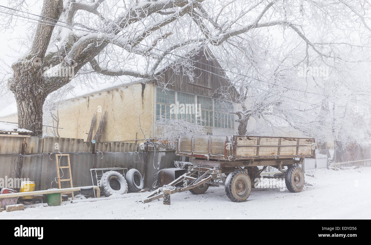 House in the village Stock Photo - Alamy