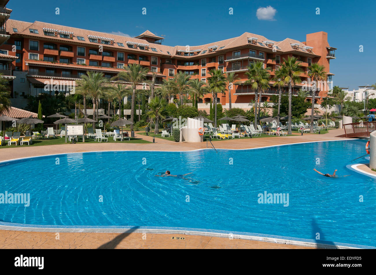 Puerto Antilla Grand Hotel, Lepe, Huelva province, Region of Andalusia,  Spain, Europe Stock Photo - Alamy