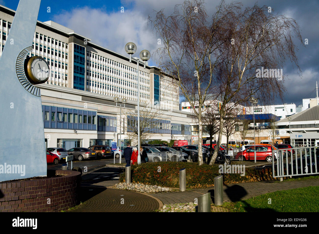 University Hospital of Wales, Heath Park, Cardiff, Wales, UK Stock