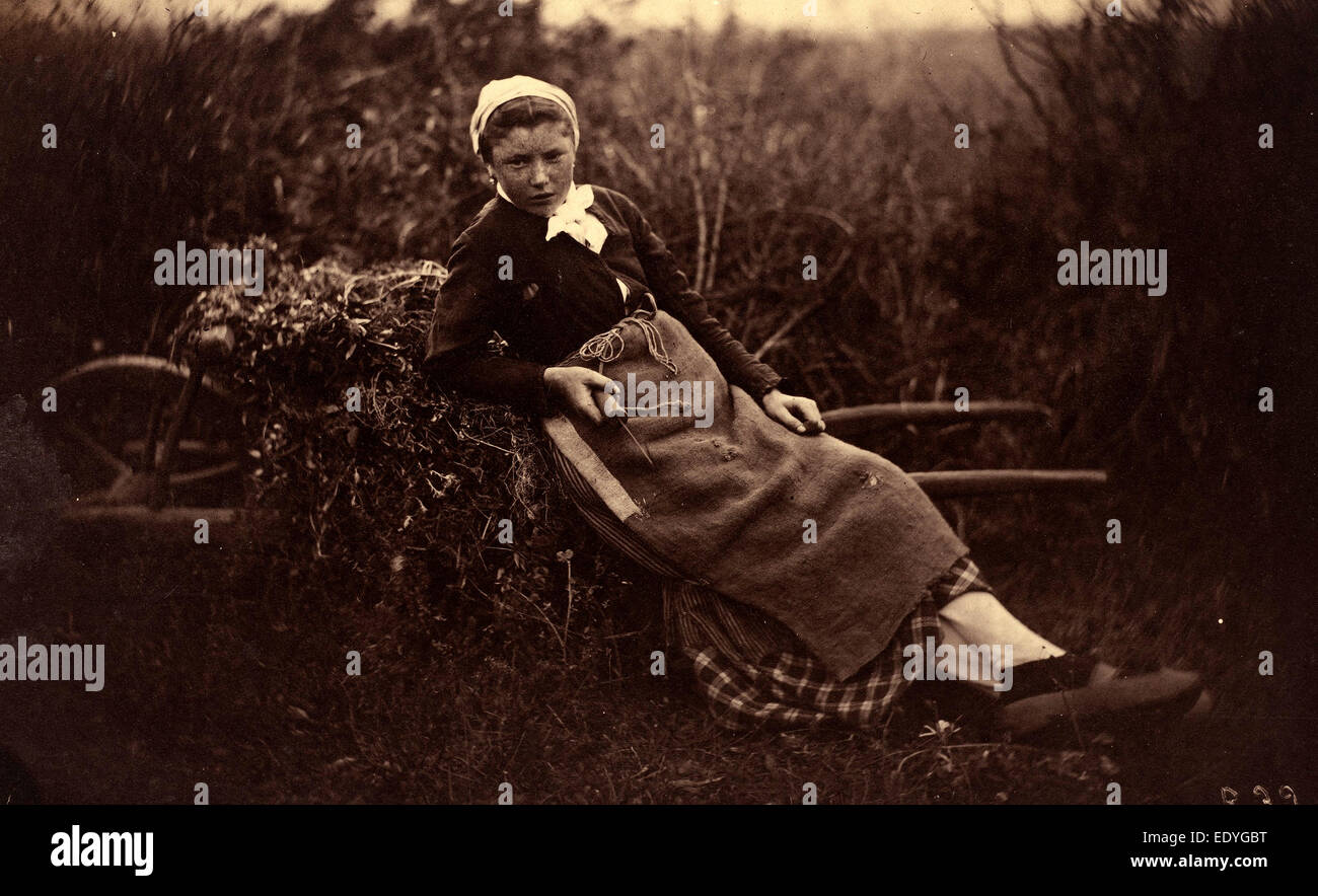 Auguste Giraudon's Artist, Peasant, French, active 1870s, c. 1870