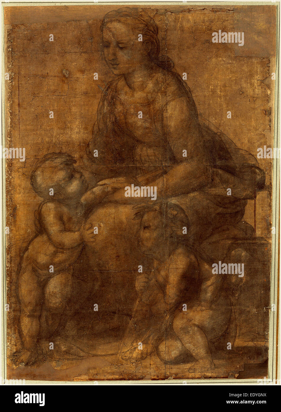 Raphael, The Madonna and Child with Saint John the Baptist, Italian