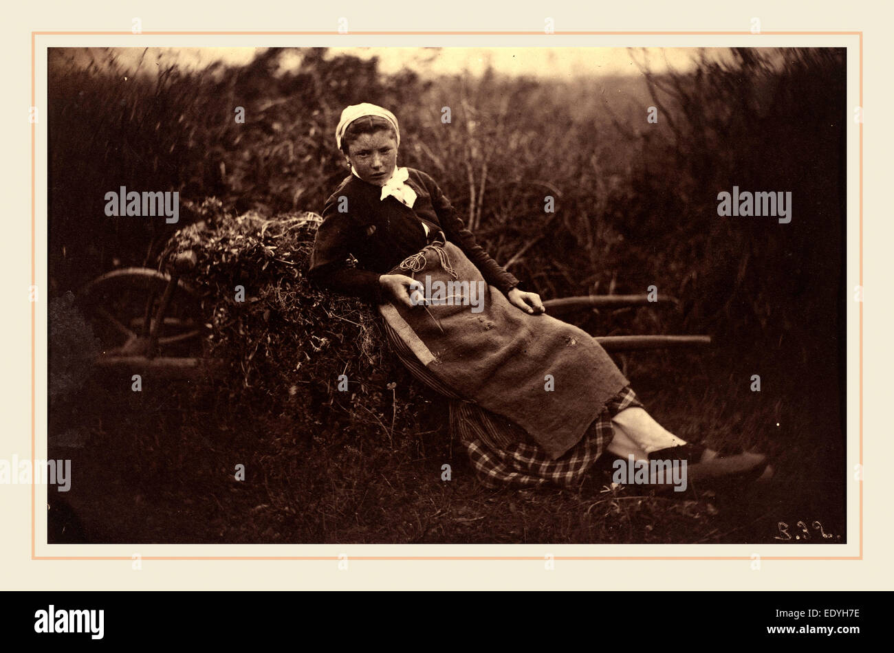 Auguste Giraudon's Artist, Peasant, French, active 1870s, c. 1870