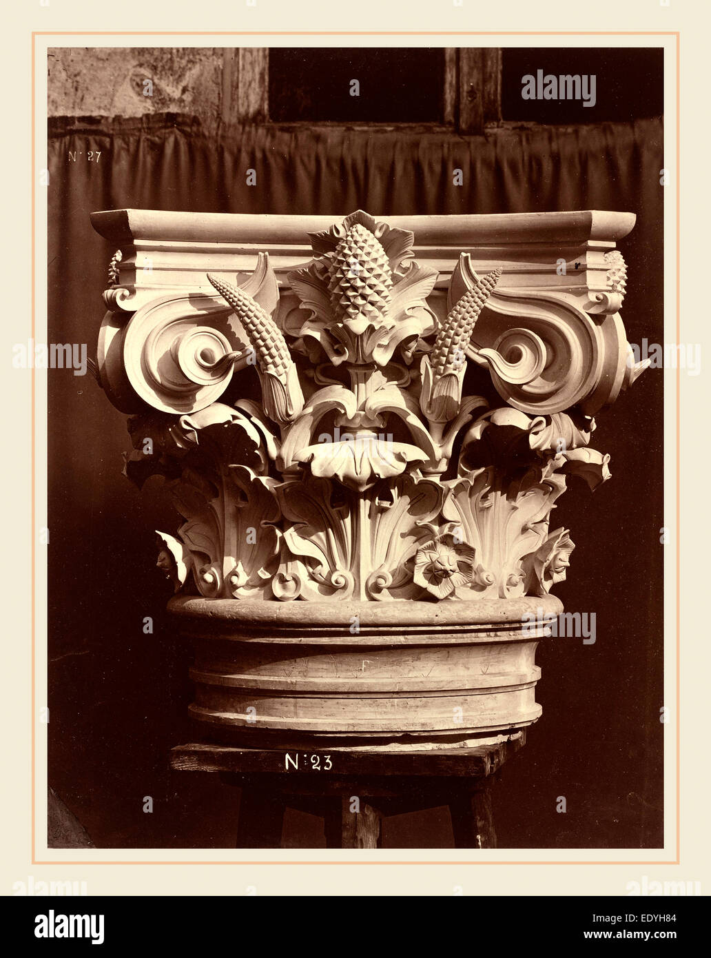 Louis-Émile Durandelle, Ornamental Sculpture from the Paris Opera House ...
