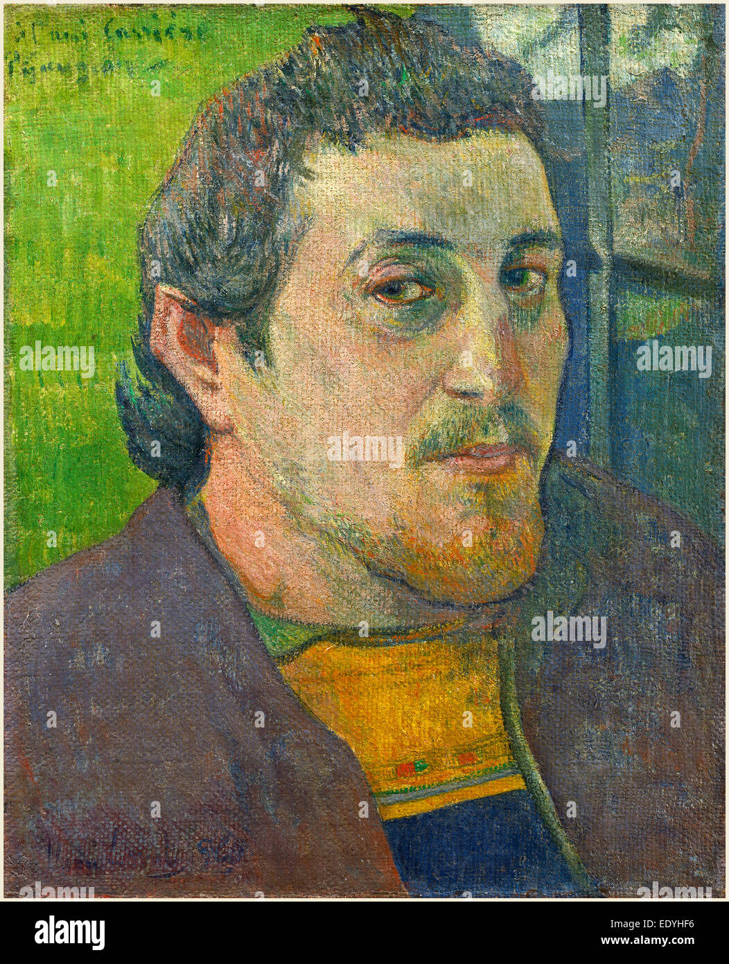 Paul Gauguin, French (18481903), SelfPortrait Dedicated to Carrière