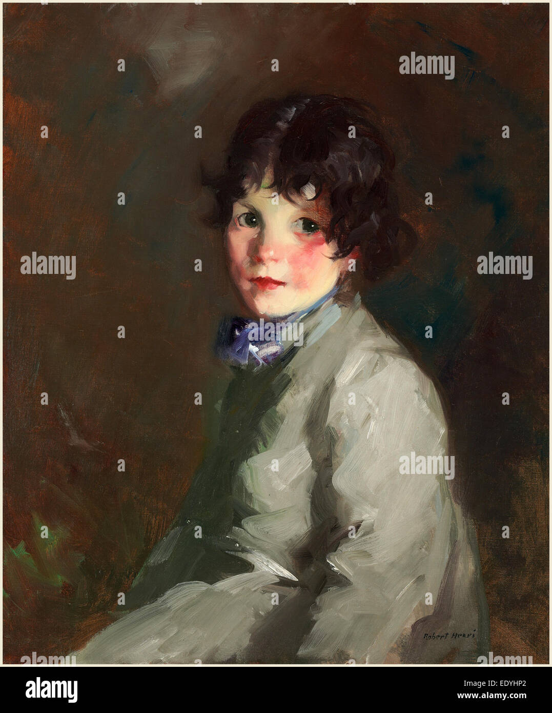 Robert Henri, Catharine, American, 1865-1929, 1913, oil on canvas Stock Photo