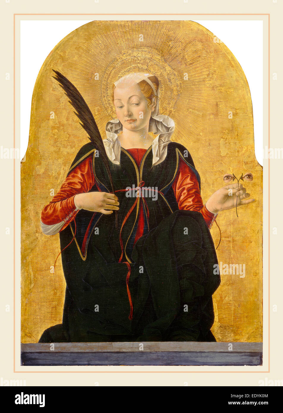 Francesco del Cossa, Saint Lucy, Italian, c. 143614771478, c. 1473