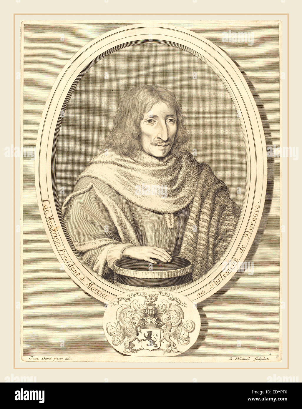 Robert Nanteuil after Jean Daret, French (1623-1678), Jean de Mesgrigny ...