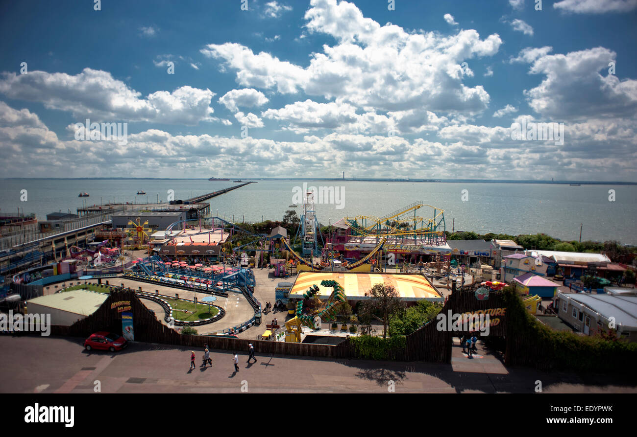 Southend on sea adventure island hires stock photography and images