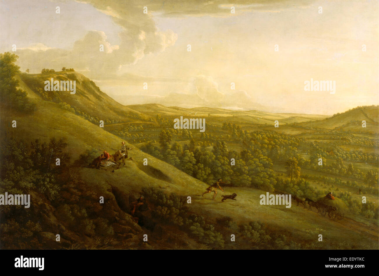 Box Hill, Surrey, with Dorking in the distance Box Hill Signed and