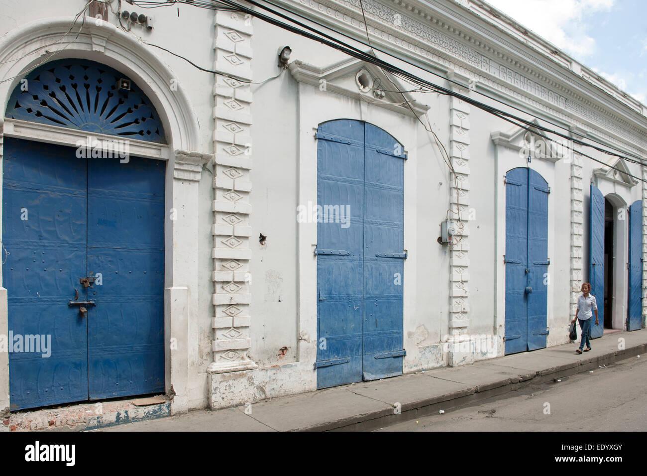 Dominikanische Republik, Cibao-Tal, Santiago de los Caballeros, Centro Historico Stock Photo