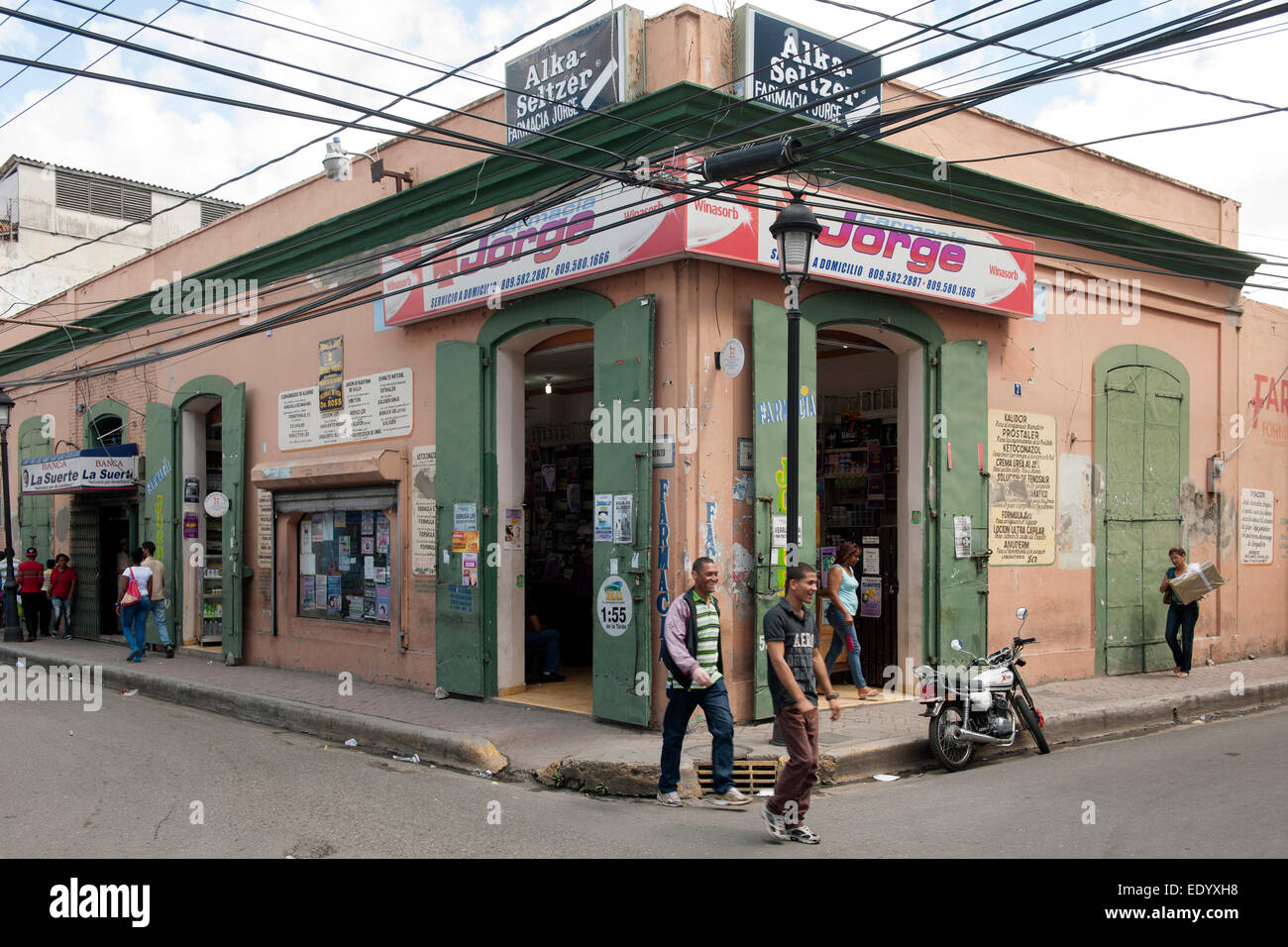 Dominikanische Republik, Cibao-Tal, Santiago de los Caballeros, Centro Historico Stock Photo