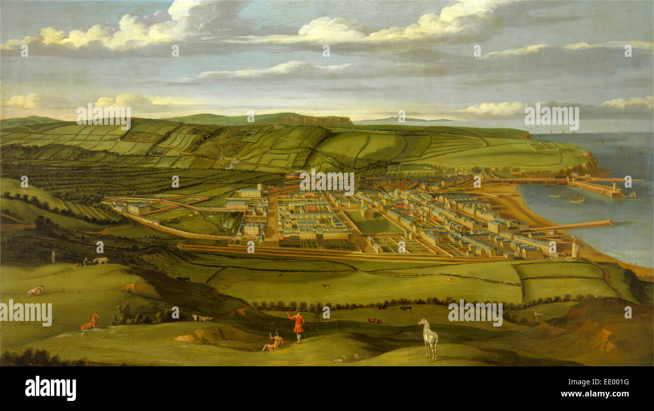 Whitehaven, Cumbria, Showing Flatt Hall Prospect View of Whitehaven