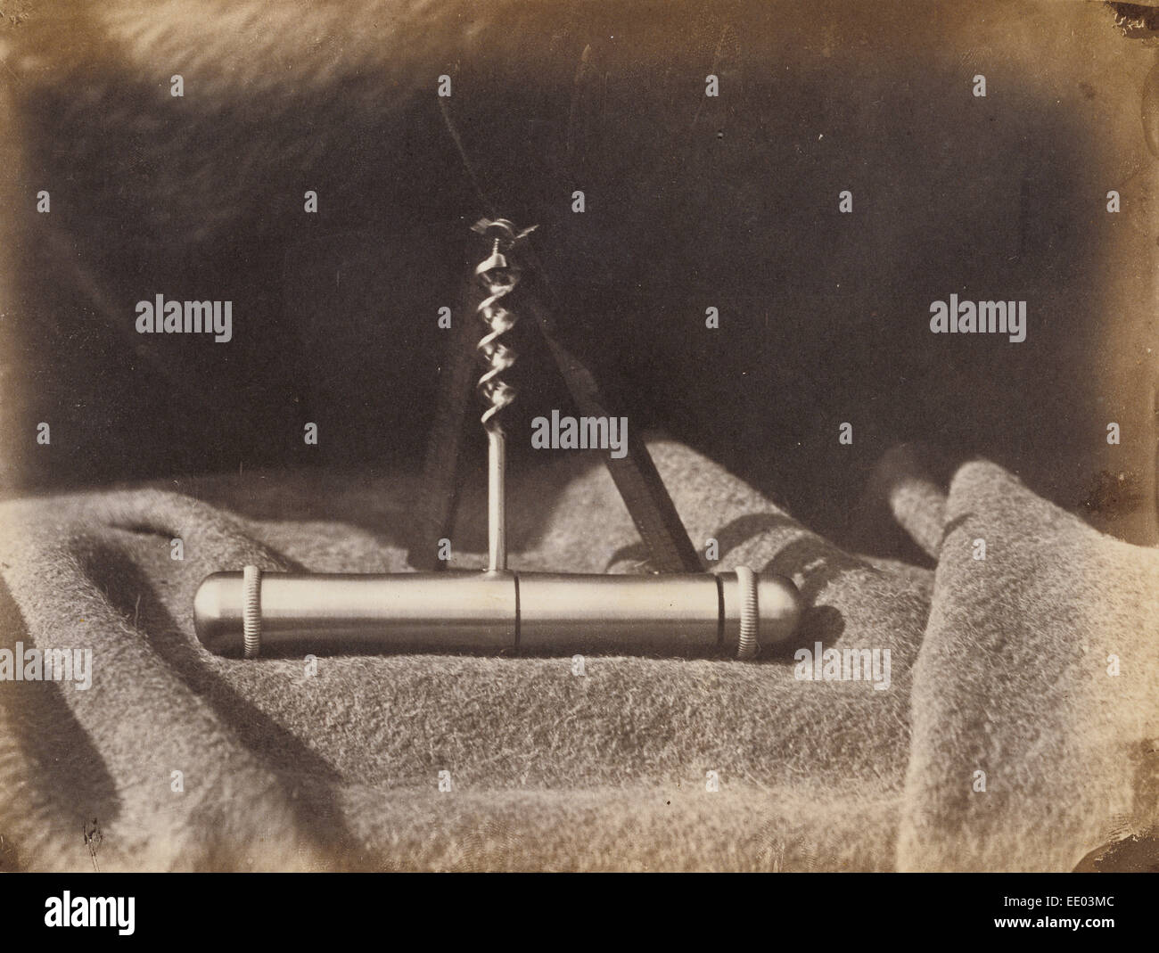 [Auger on a Blanket]; A.J. Russell, American, 1830 - 1902; July 1863 ...