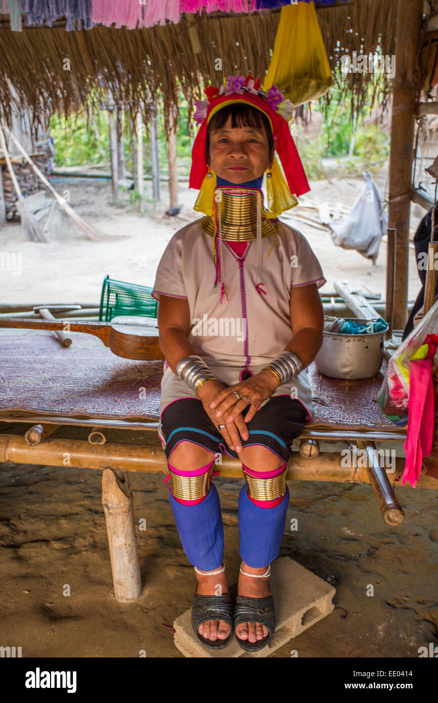 Karen hill tribe hi-res stock photography and images - Alamy