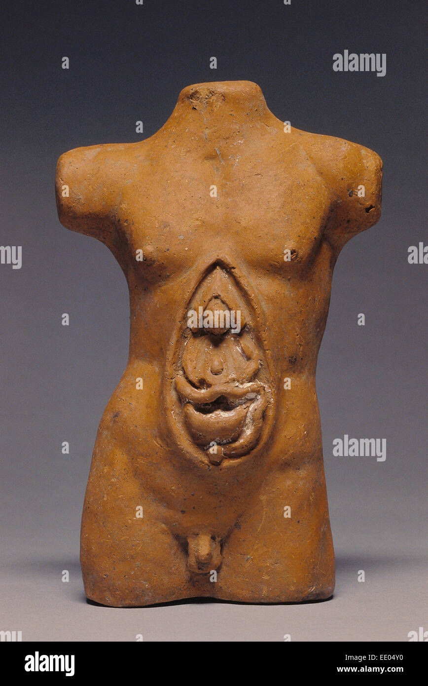 Votive Statuette; Unknown; Etruria; 4th century B.C.; Terracotta Stock