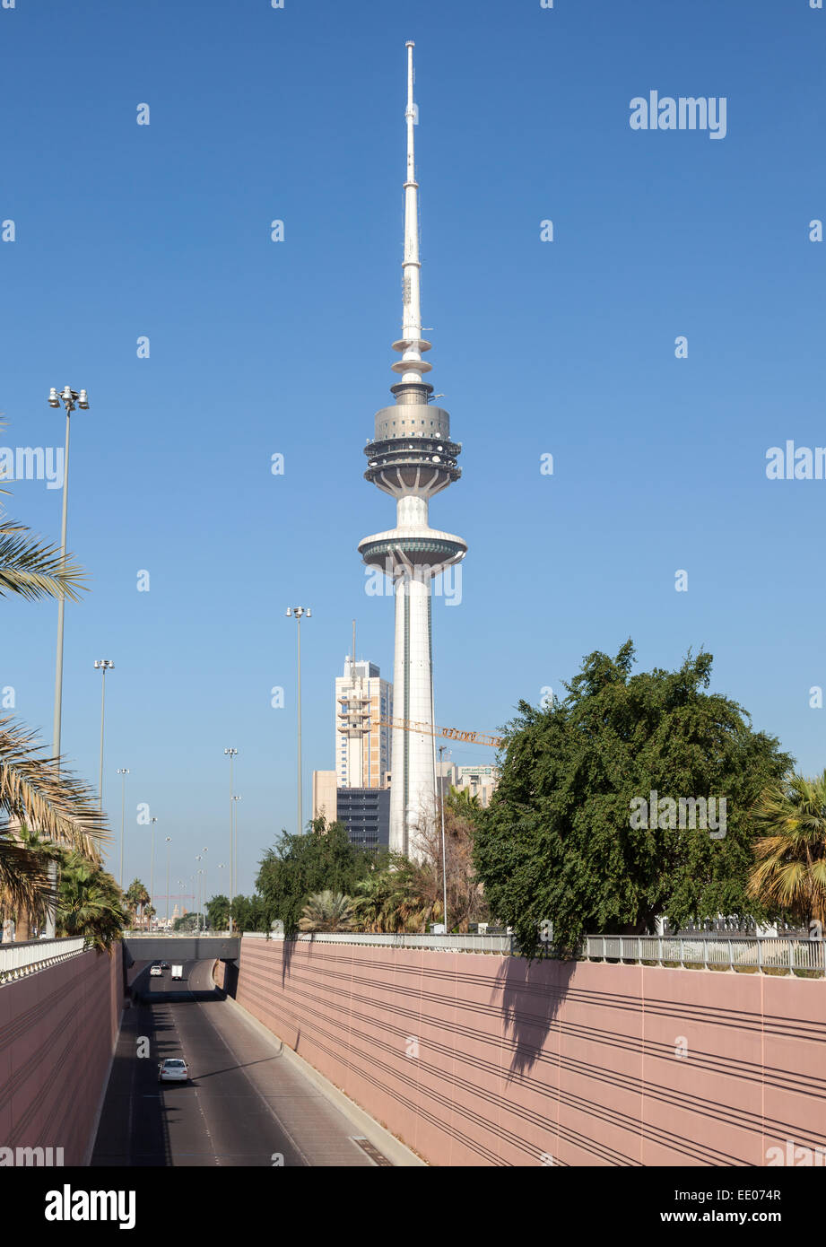 The Liberation Tower in Kuwait City Stock Photo