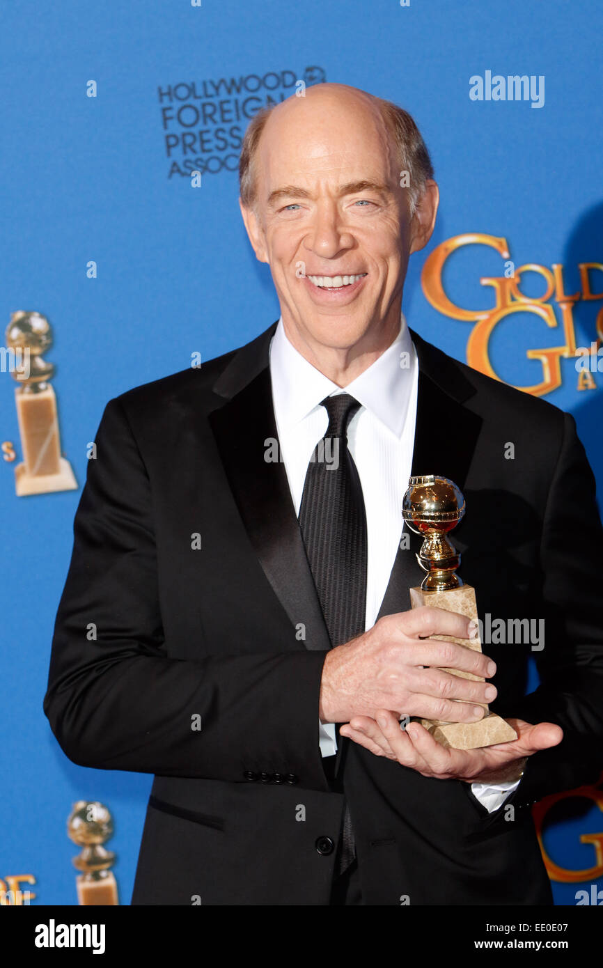 J k simmons award best actor in supporting role whiplash hires stock