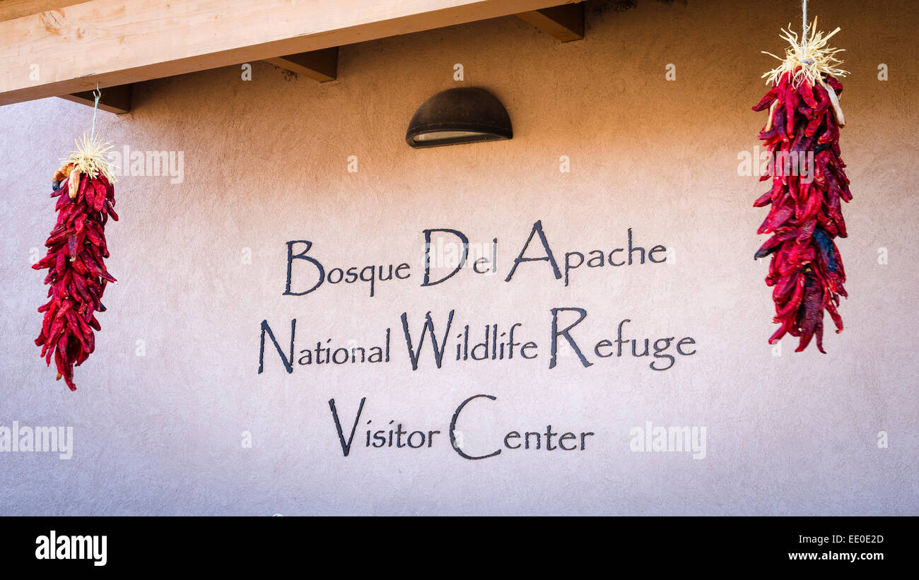 Visitor center at Bosque del Apache National Wildlife Refuge, New