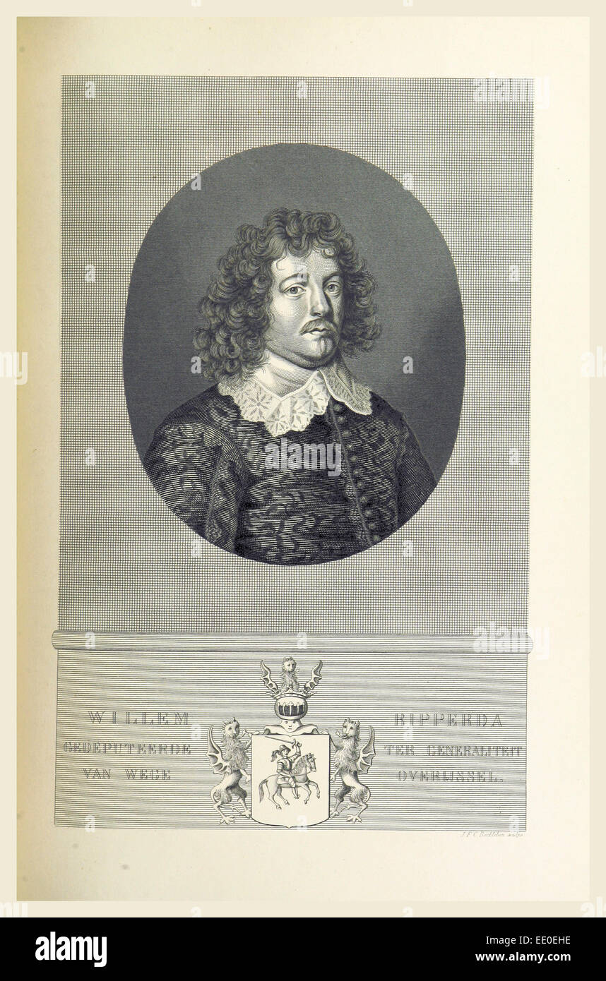 Dutch History Willem Ripperda, gedeputeerde Generalteit Overijssel