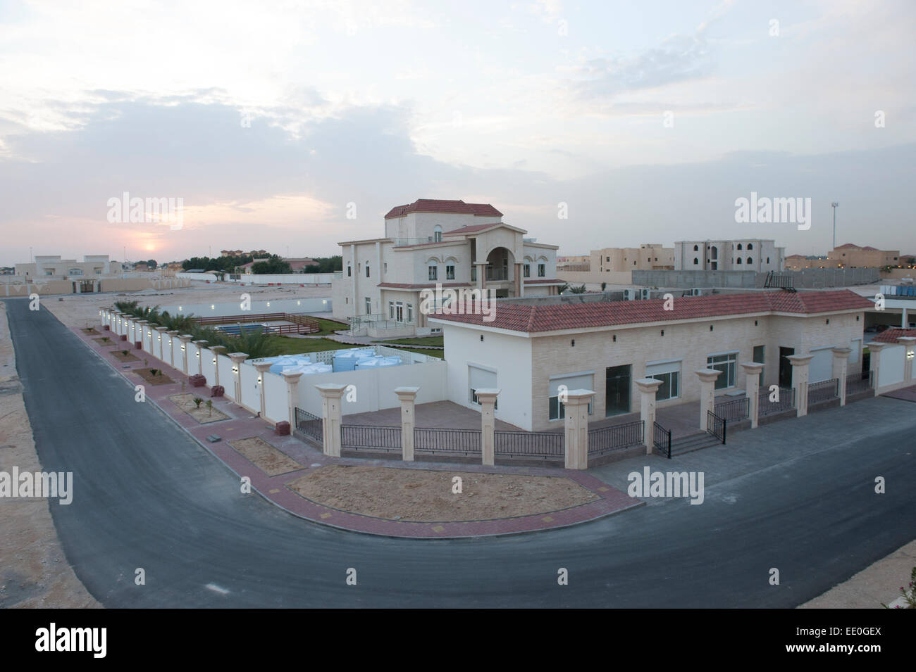 New housing at Umm Salal Muhammad, Doha, Qatar Stock Photo Alamy