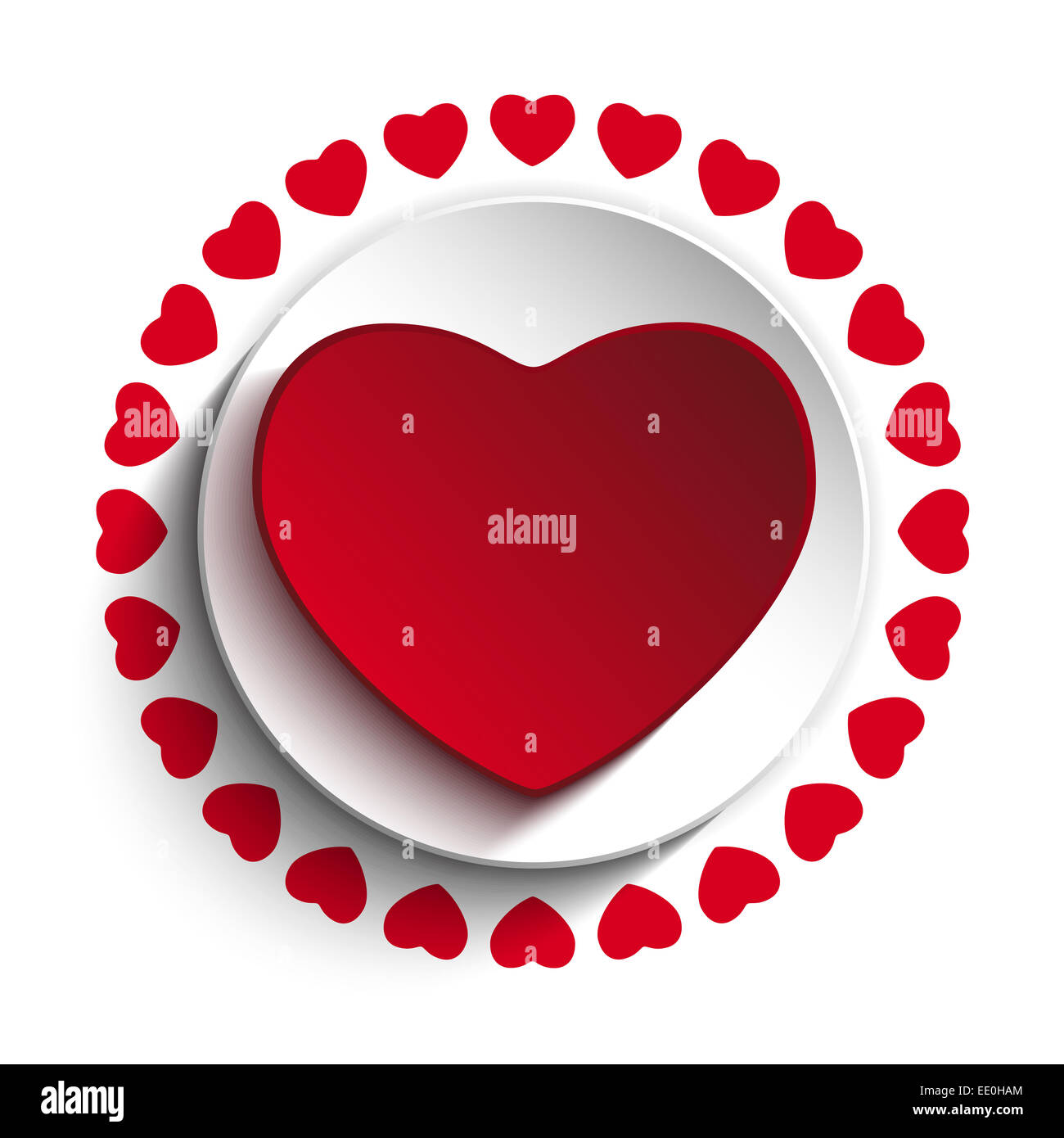 Vector - Valentine Day Love Heart Red Background Stock Photo - Alamy