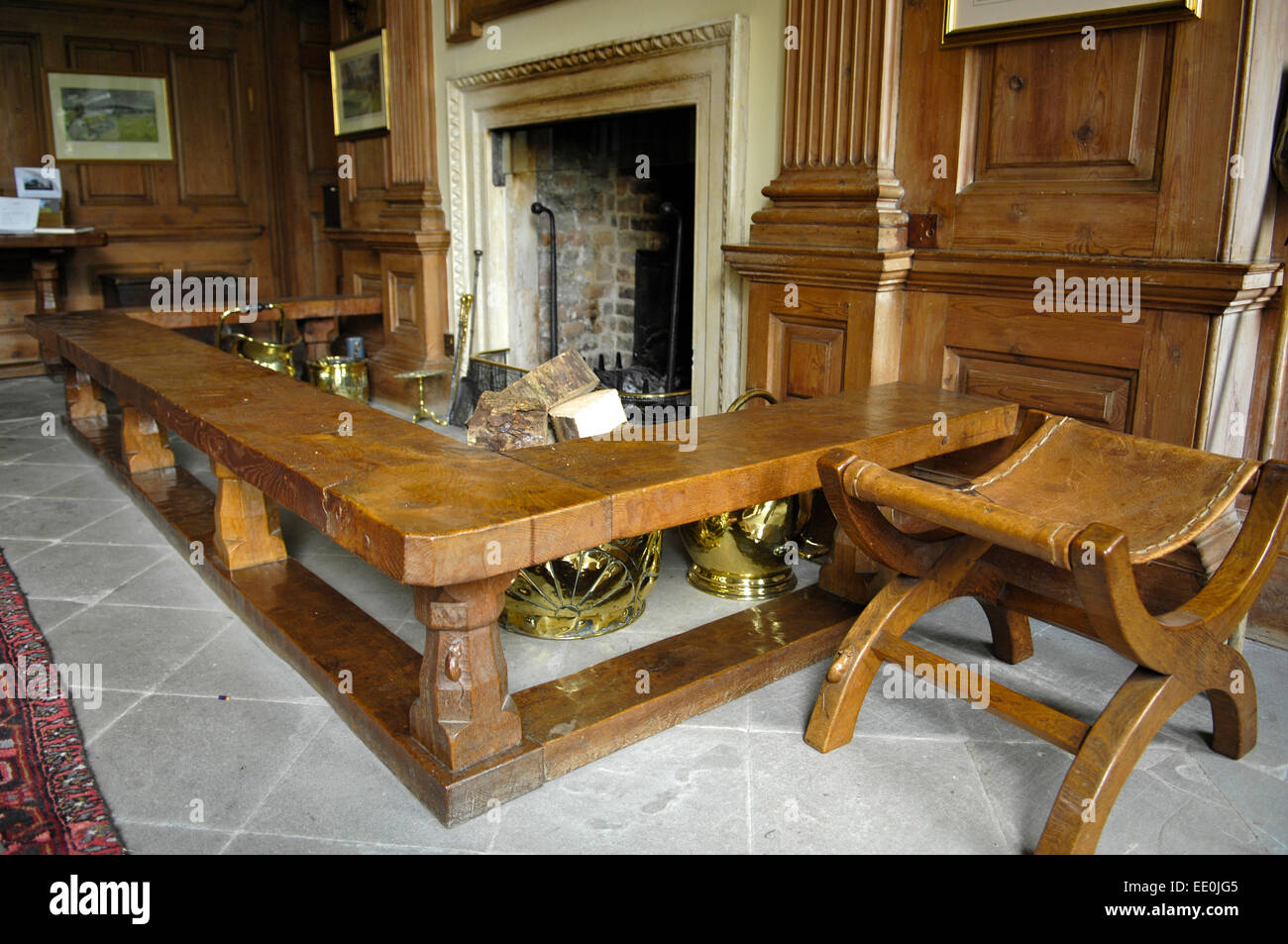 Mouseman table and discount chairs