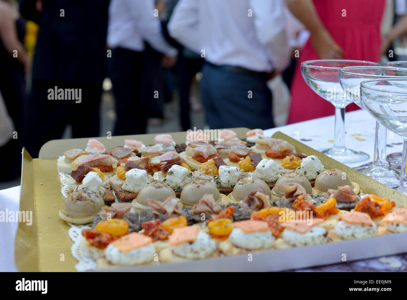 food for the wedding cocktail Stock Photo Alamy