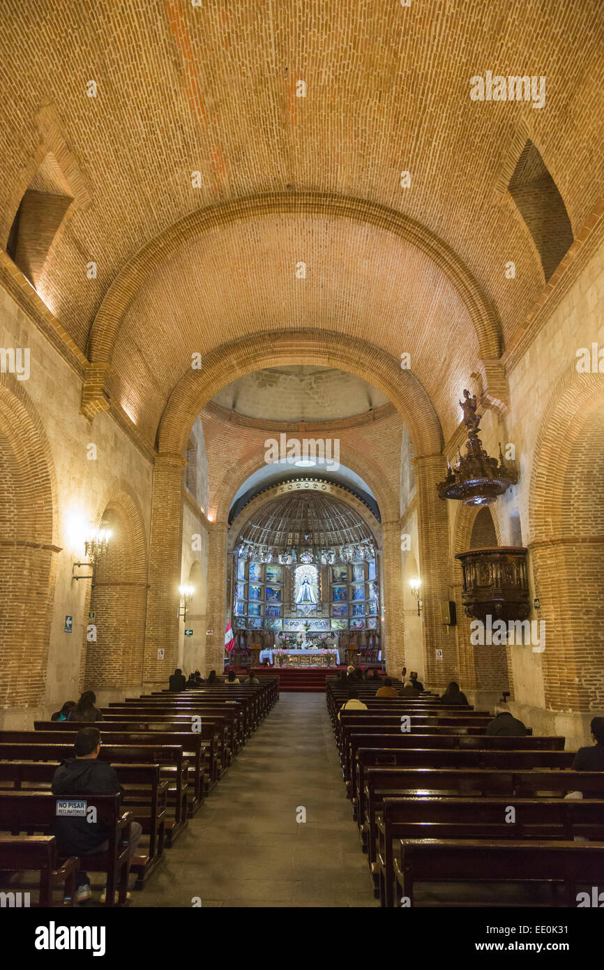 Interior Of The Iconic Iglesia Y Convento De San Francisco