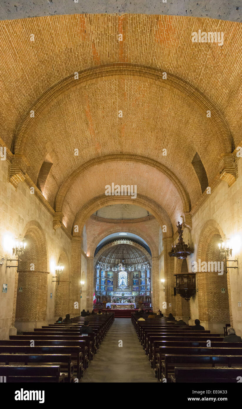 Interior Of The Iconic Iglesia Y Convento De San Francisco