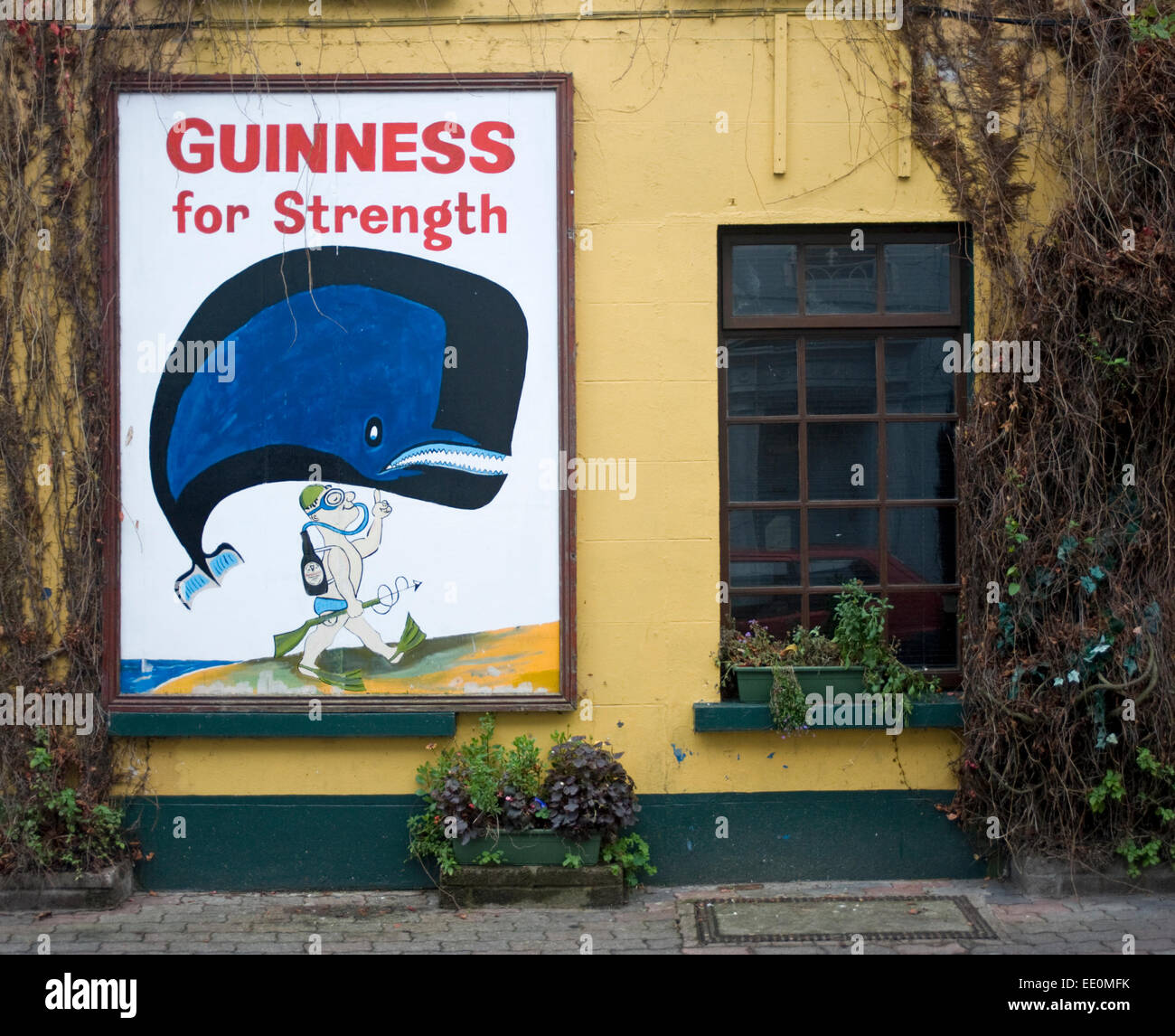 Guinness advertisement in Kinsale, County Cork Stock Photo Alamy