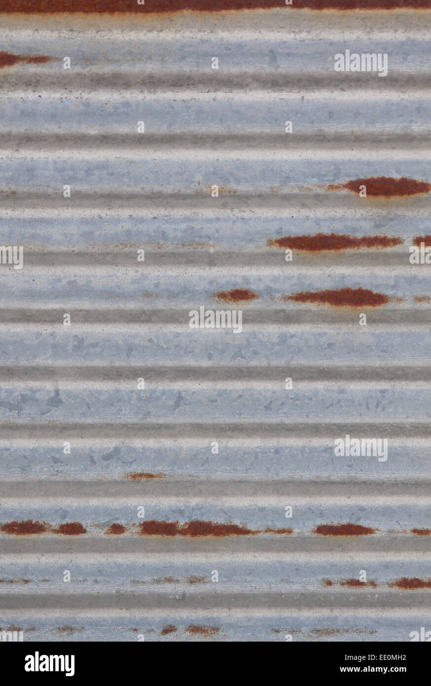 Rusted Metal Siding detail Stock Photo