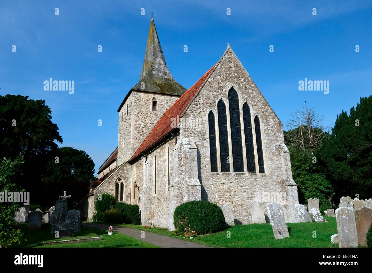 St Mary's church, Hayling Island Hampshire UK Stock Photo Alamy
