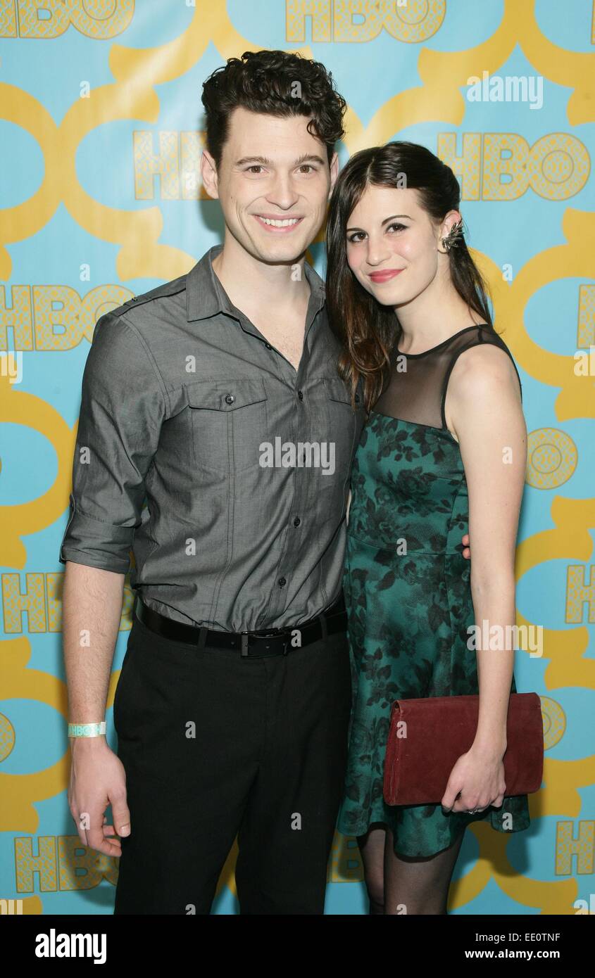 Beverly Hills, CA. 11th Jan, 2015. Bryan Dechart, Amelia Rose Blaire at the  after-party for HBO After Party for The Golden Globe Awards 2015 - Part 2,  Circa 55 Restaurant at the