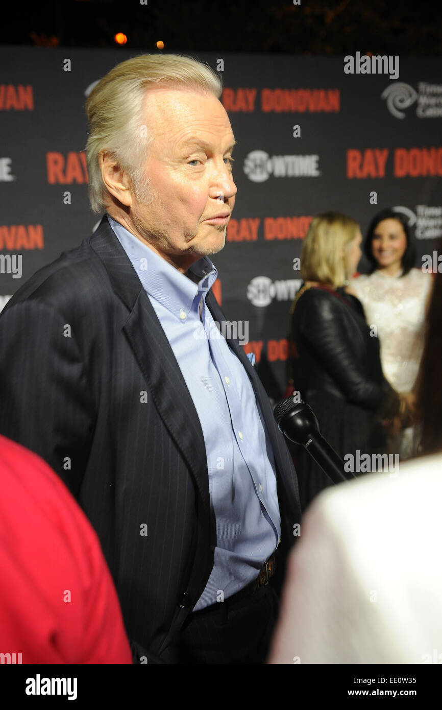 Showtime and Time Warner Cable's private event held to celebrate the second season of 'Ray Donovan' - Arrivals  Featuring: Jon Voight Where: Malibu, California, United States When: 09 Jul 2014 Stock Photo