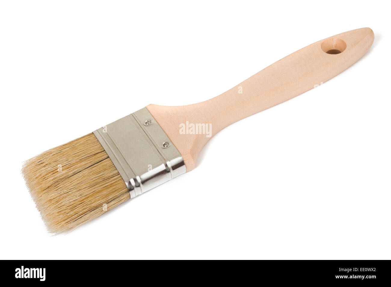 Paint brush isolated on white background Stock Photo