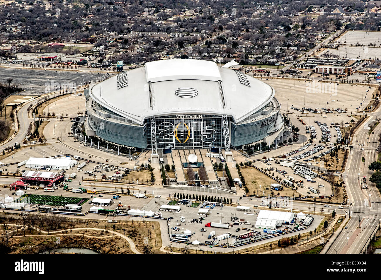 AT&T Stadium the home of the Dallas Cowboys in Arlington Texas USA Stock Photo