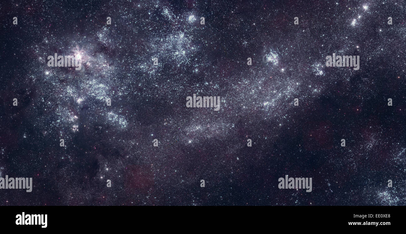 Star Field in Deep Space Stock Photo