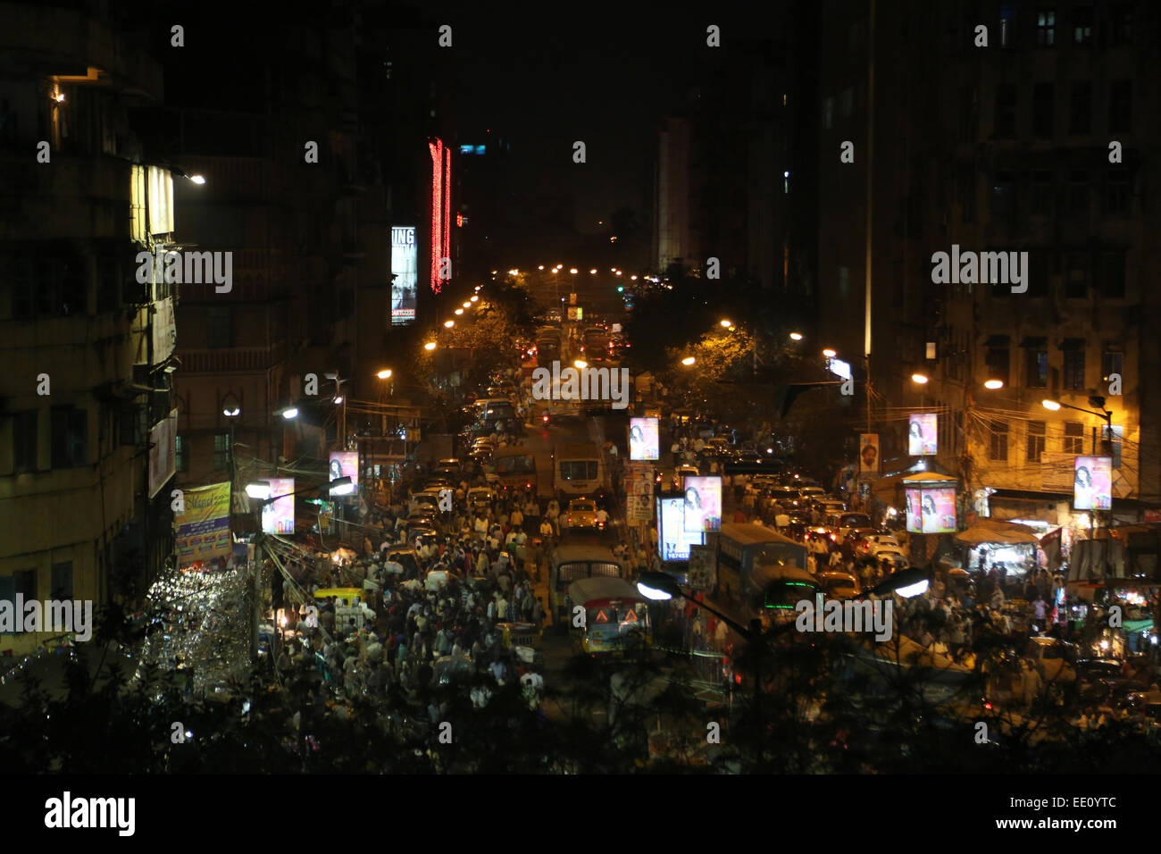 Kolkata night hires stock photography and images Alamy