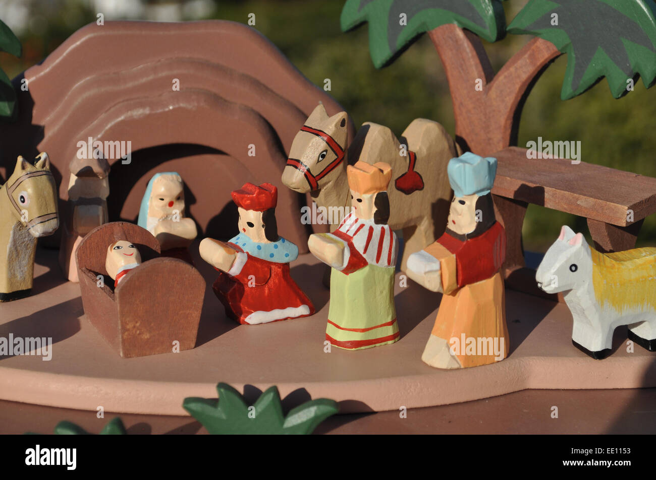 A Belen (Nativity Scene), in Spain Stock Photo