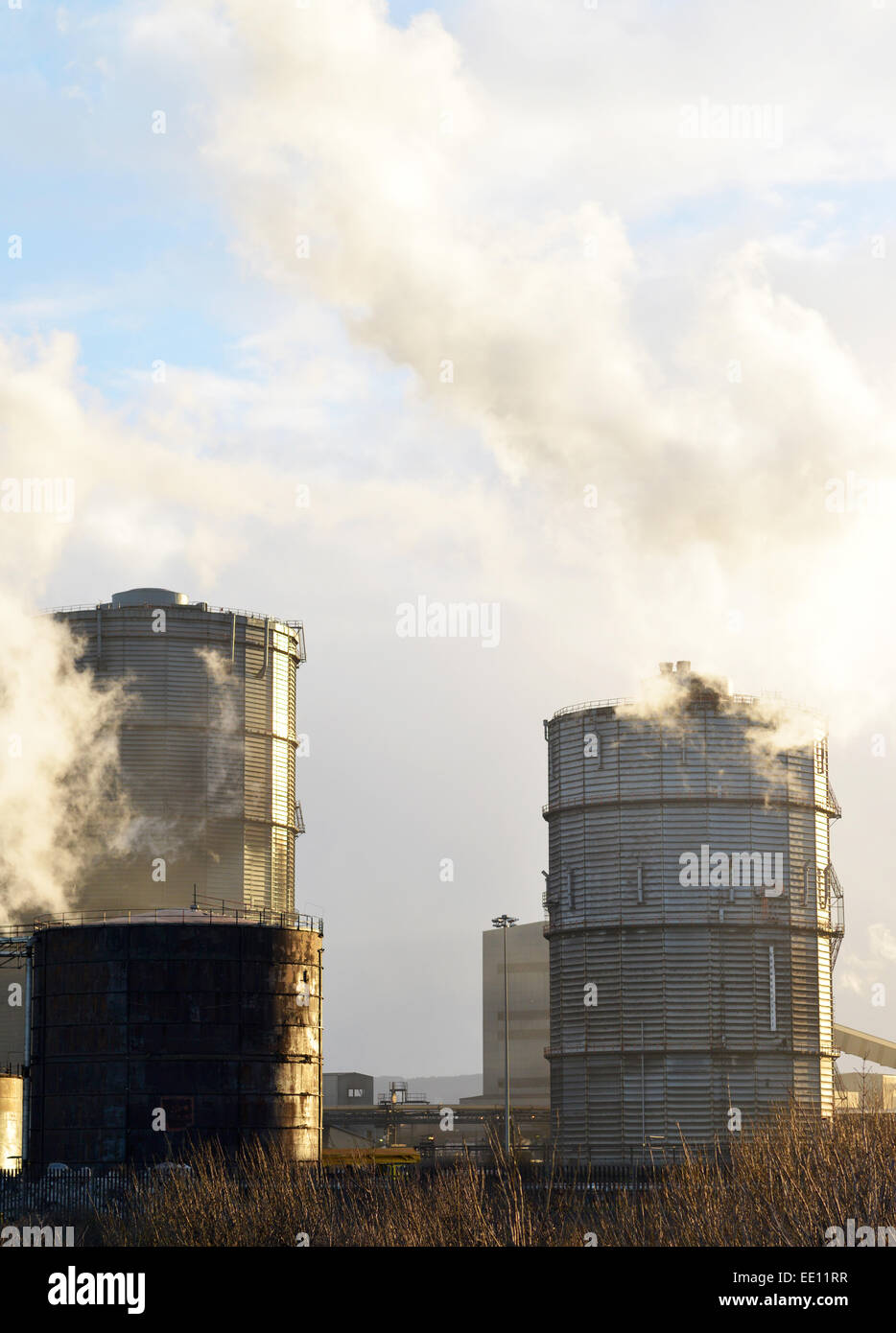 Tata Steel complex at Redcar in Cleveland, UK Stock Photo