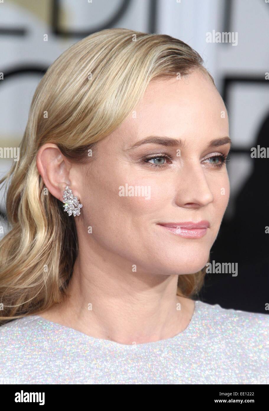 Beverly Hills, CA. 11th Jan, 2015. Diane Kruger at arrivals for The 72nd Annual Golden Globe Awards 2015 - Part 3, The Beverly Hilton Hotel, Beverly Hills, CA January 11, 2015. © Charlie Williams/Everett Collection/Alamy Live News Stock Photo