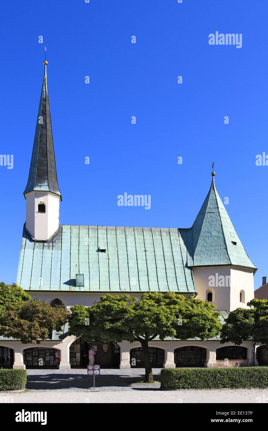 Deutschland, Bayern, Oberbayern, Altoetting, Wallfahrtsort, Gnadenkapelle, Schwarze Muttergottes Stock Photo