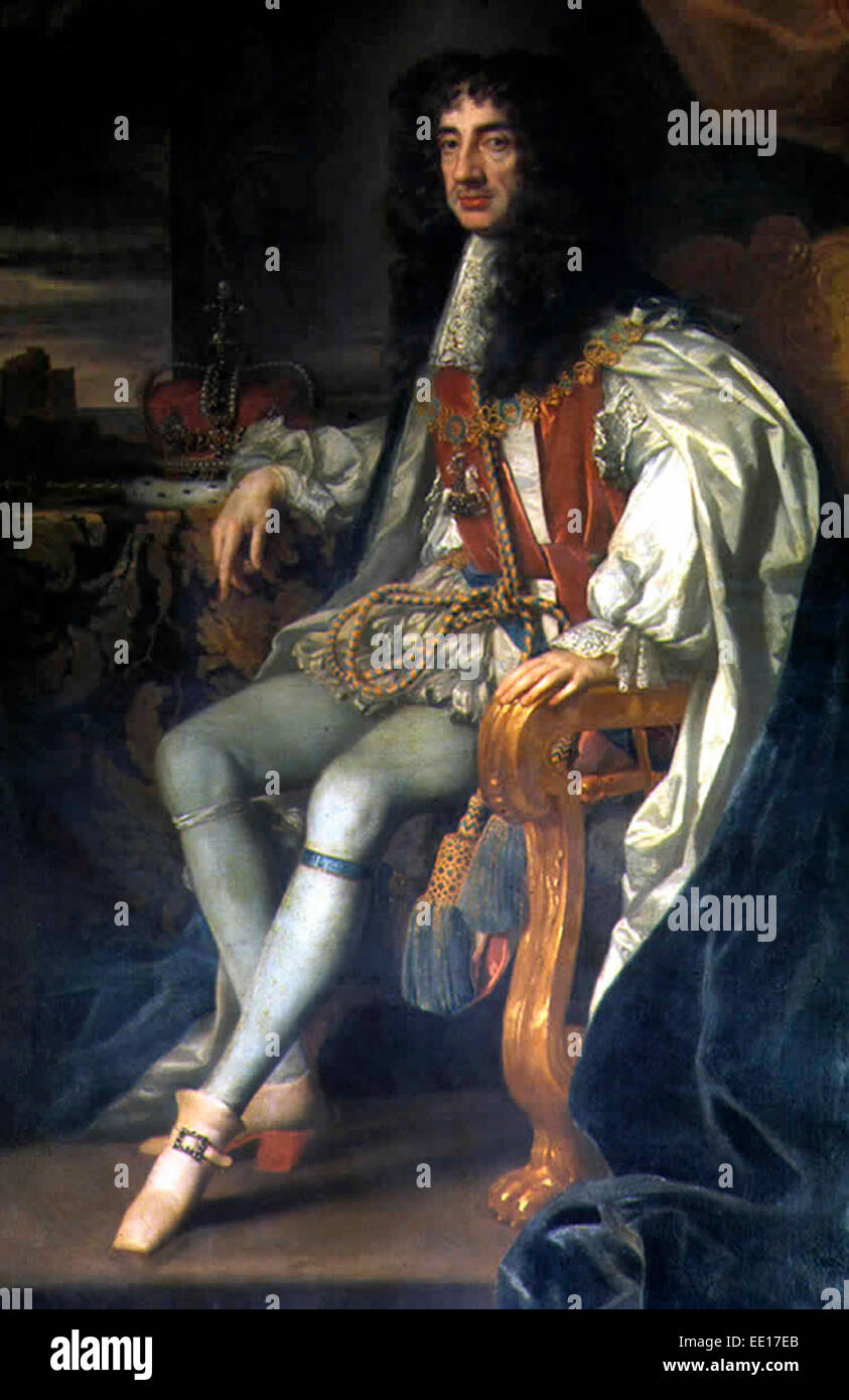 Charles II of England, c. 1675  Peter Lely Stock Photo