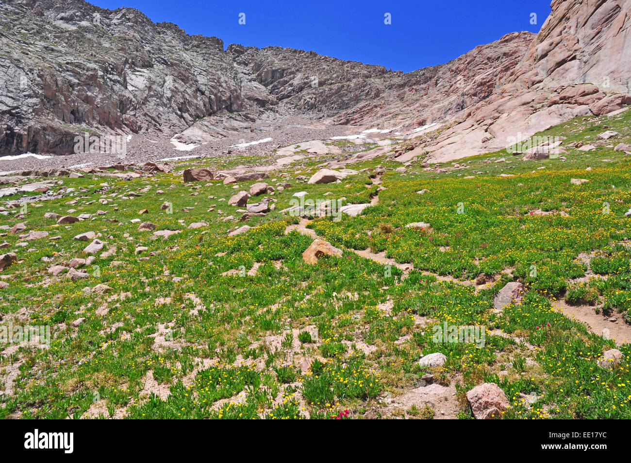 Alpine landscape in Colorado, Rocky Mountains Stock Photo