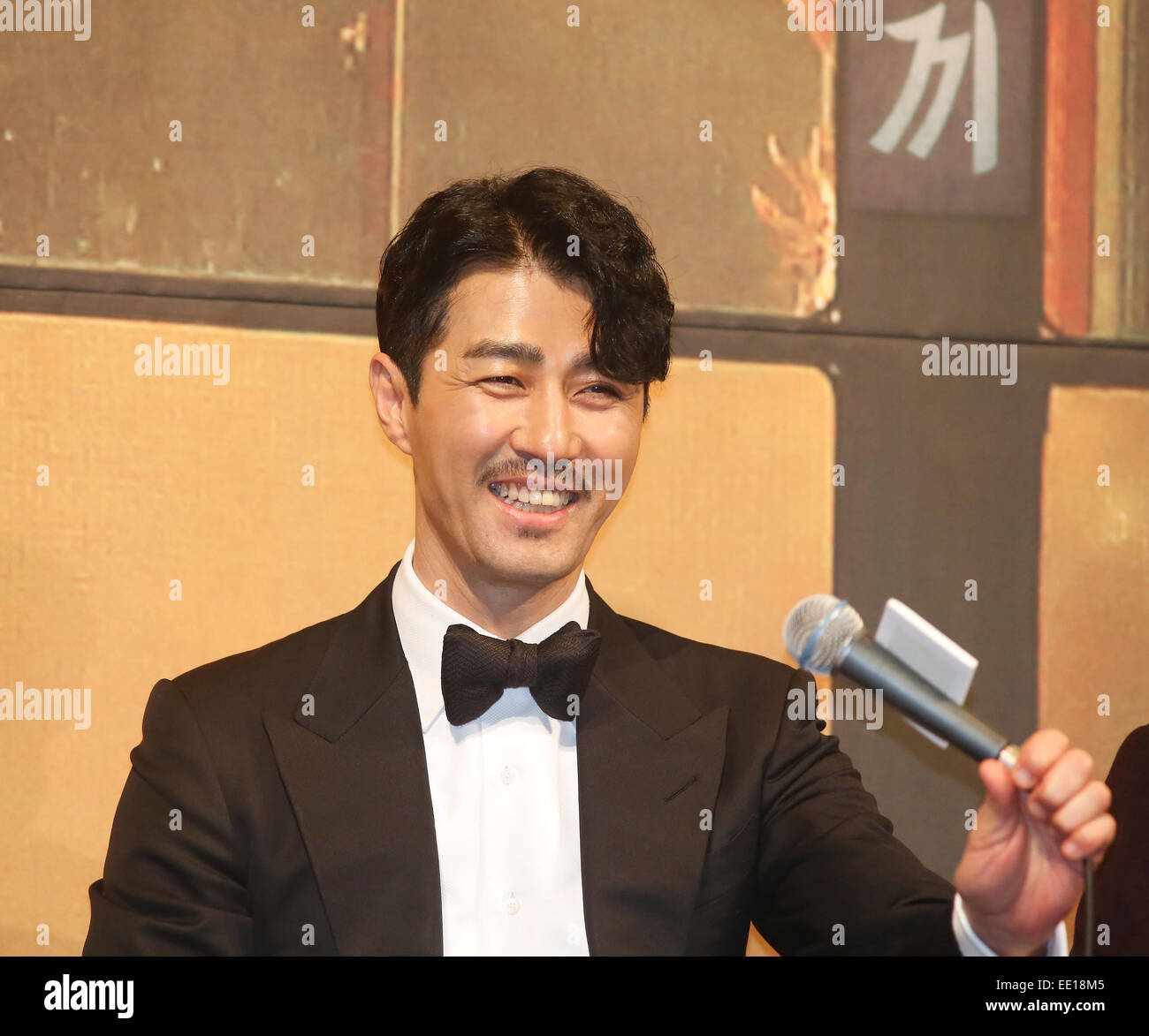 Cha Seung-Won, Jan 09, 2015 : South Korean actor Cha Seung-Won attends a press conference for 'Three Meals A Day', a variety show of tvN, CJ E&M, in Seoul, South Korea. © Lee Jae-Won/AFLO/Alamy Live News Stock Photo
