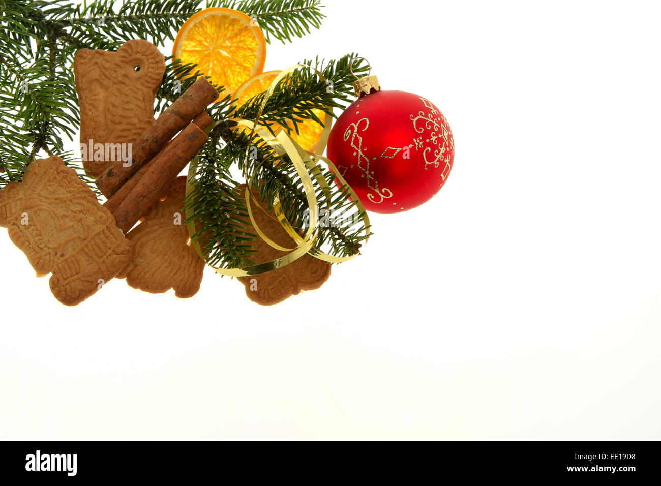 Weihnachtsgebäck, Mandel Spekulatius Stock Photo