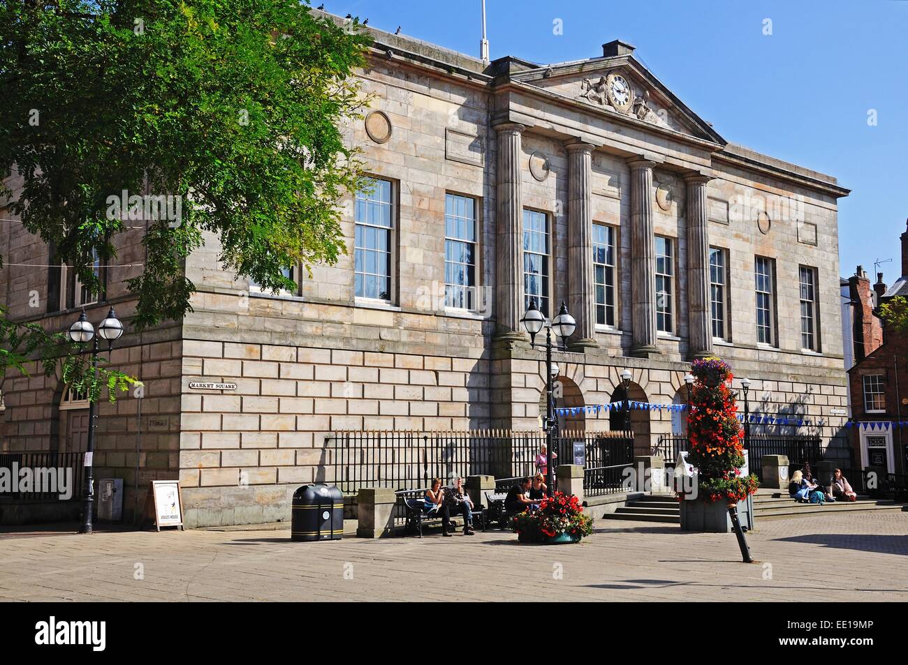 Shire Hall Gallery in Market Square, Stafford, Staffordshire, England, UK, Western Europe. Stock Photo