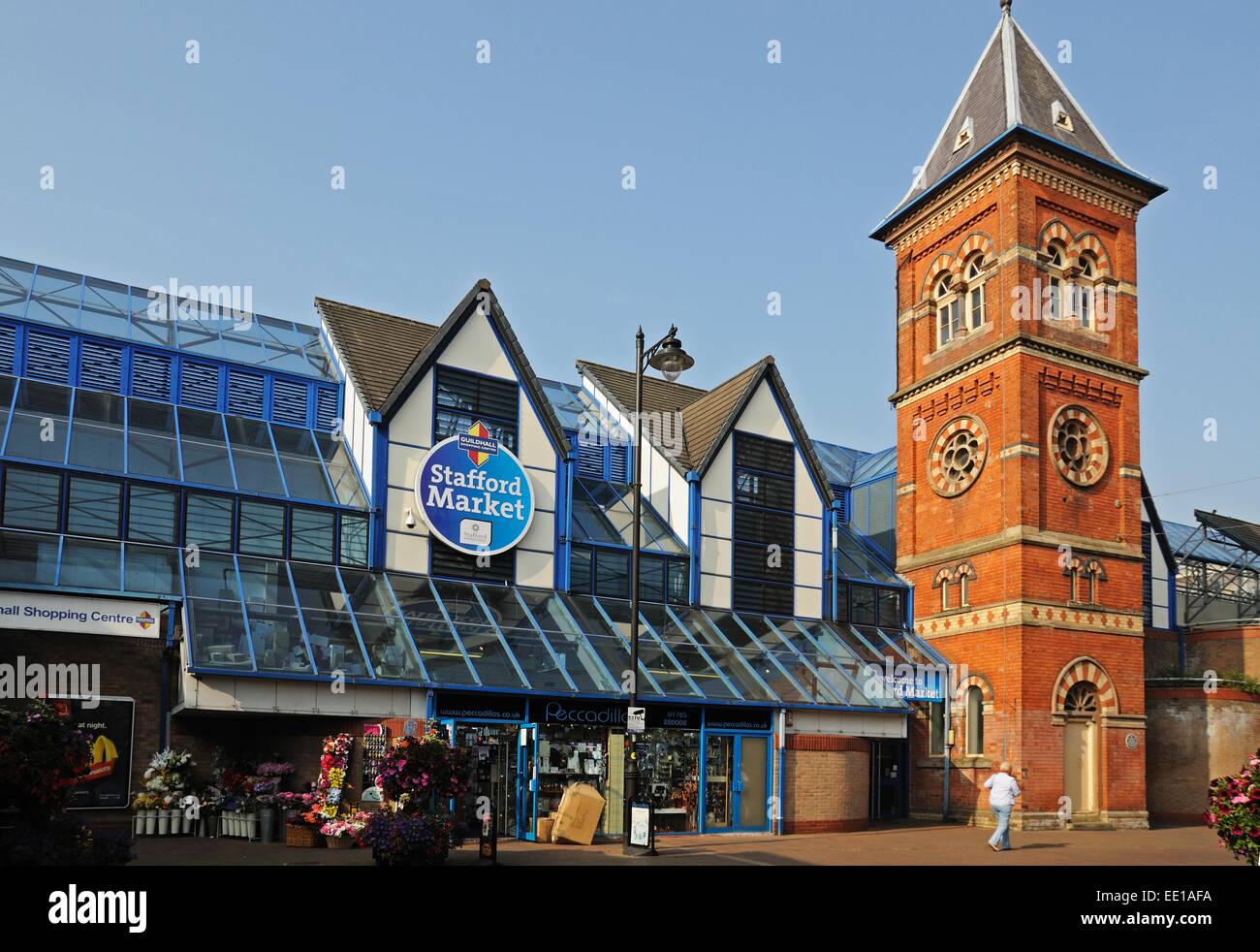 View of Stafford Market, Stafford, Staffordshire, England, UK, Western Europe. Stock Photo
