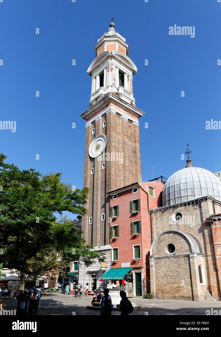 San Apostoli church, Cannaregio district, Venice, Veneto, Italy Stock Photo